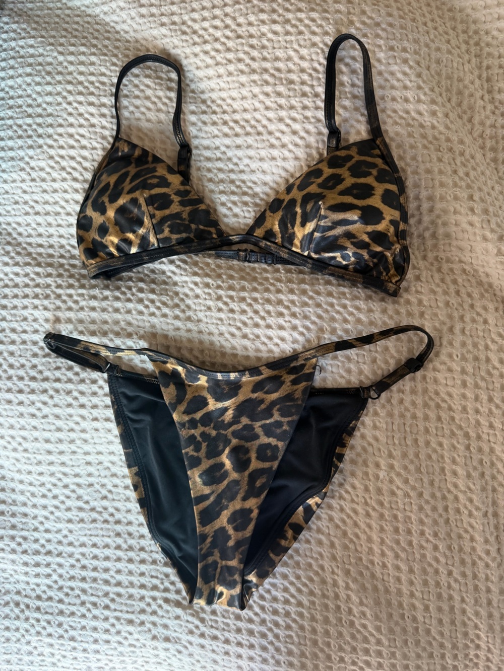 Good American Cheetah Bikini 2 Piece